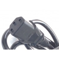 CABLE DE 3 CLAVIJAS TIPO ITALIANO  PARA MONITOR Y TV “NUEVO“ / CON ENCHUFE TIPO AMERICANO  / 10 A / 16 A / 220-250 V / 120 V /  3 CLAVIJAS  / COMPATIBLE CON DIFERENTES DISPOSITIVOS        